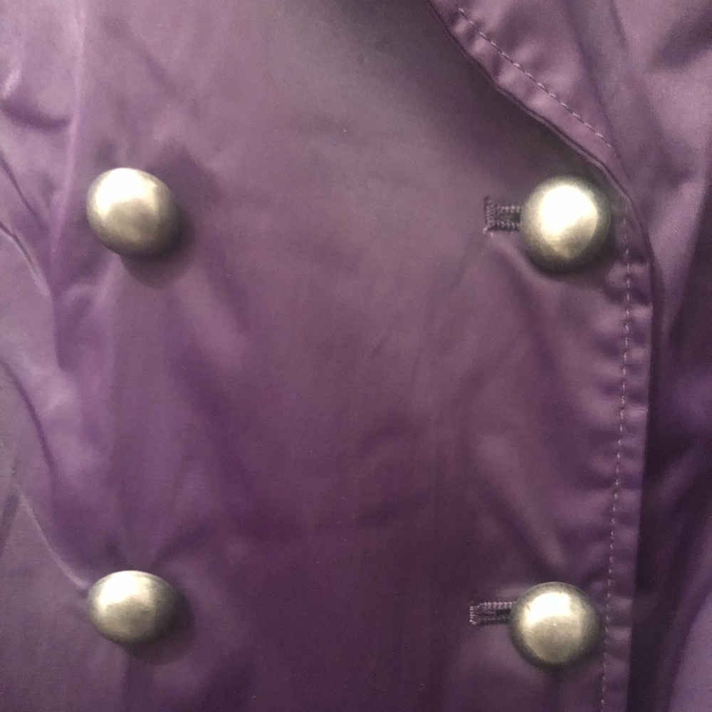 Women’s purple Raincoat - Picture 2 of 6